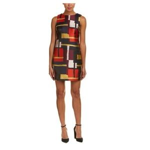 Alice + Olivia Clyde Geometric Shift Dress
